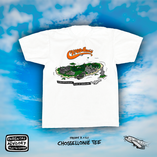 T-shirt Chossellonie Wit - Grijs - Beige